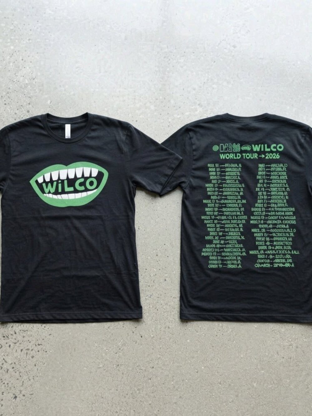 Wilco World Tour 2026 Black T-Shirt S-4XL